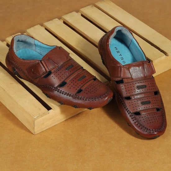 Men Tan Casual Sandals