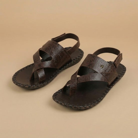 Men Brown Casual Sandals