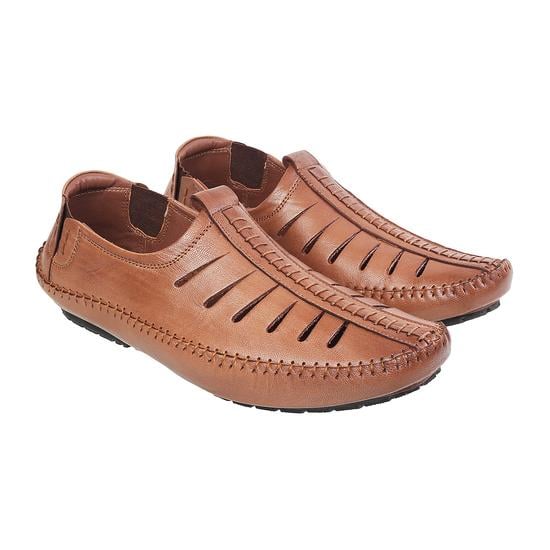 Men Tan Casual Slip Ons