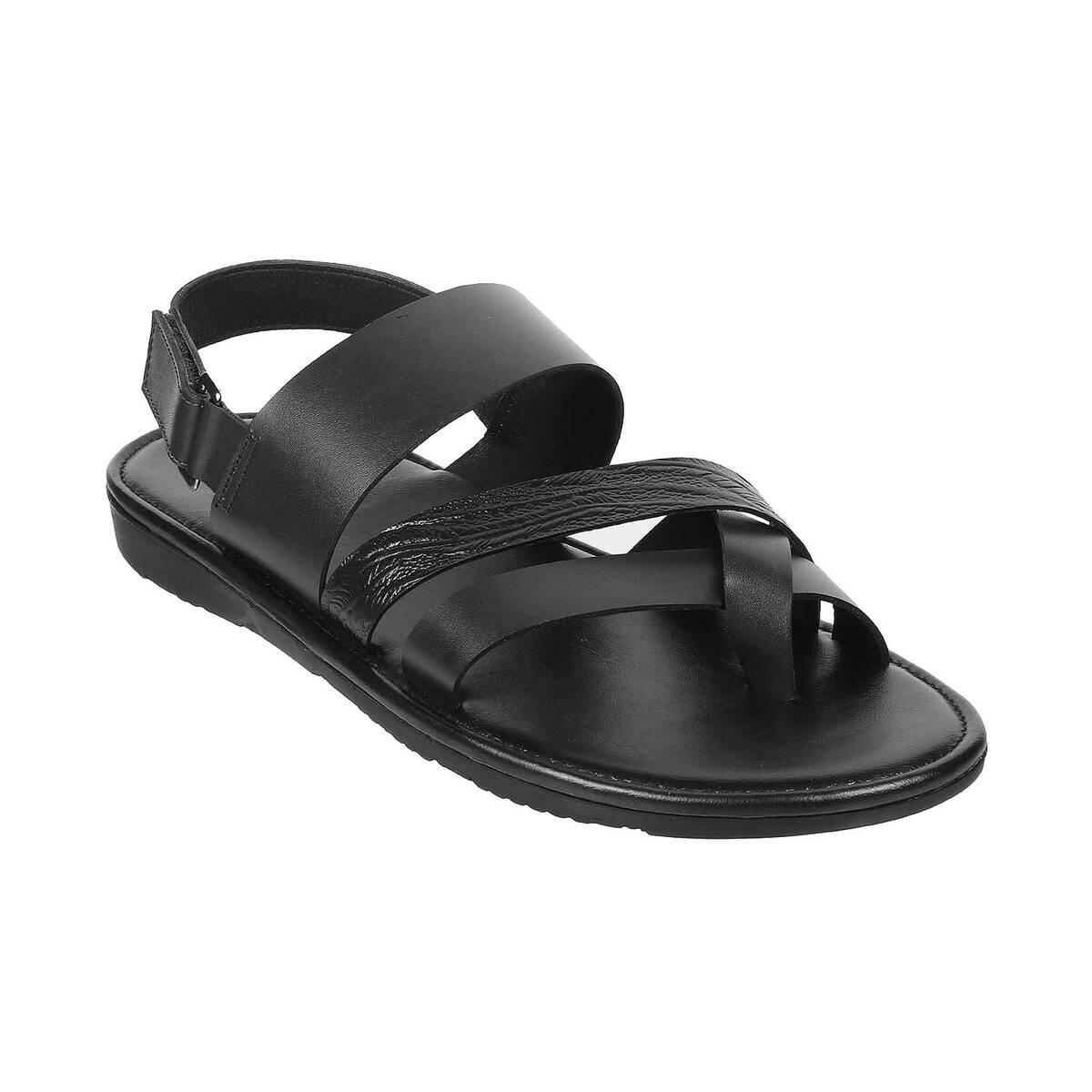 Buy Metro Men Casual Synthetic Brown Sandals online