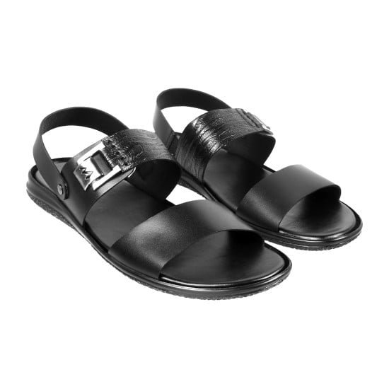 Men Black-pat Casual Sandals