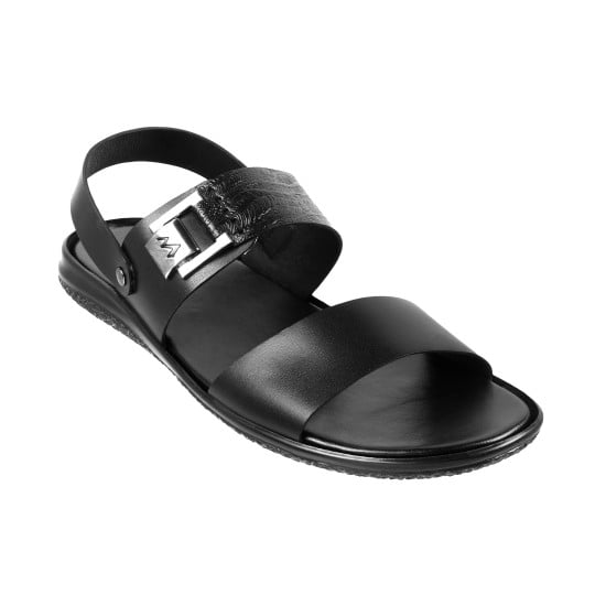 Men Black-pat Casual Sandals