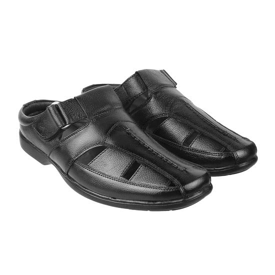 Men Black Casual Slip Ons