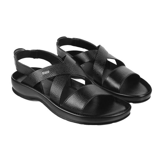 Men Black Casual Sandals