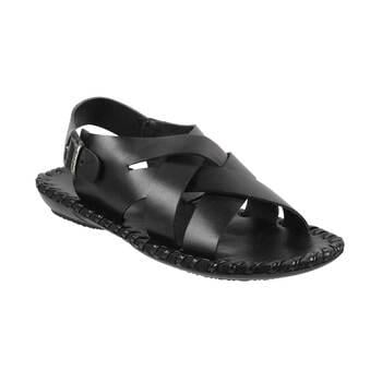 Mochi Black Casual Sandals