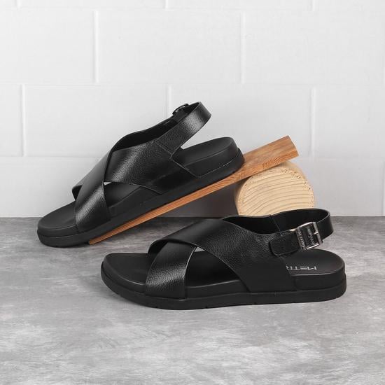 Men Black Casual Sandals