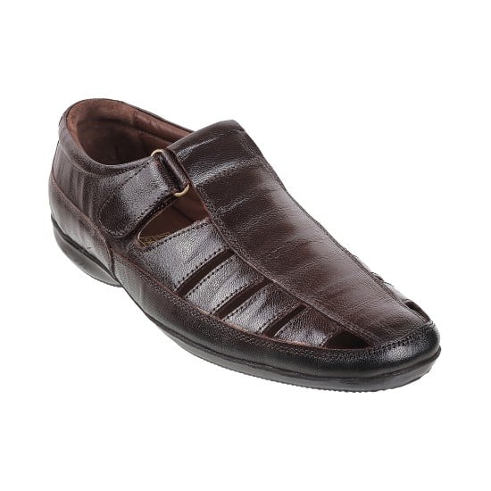 Men Brown Ethnic Sandals