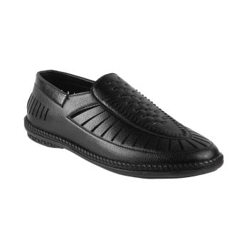 Walkway Men Black Ethnic Sandals(SKU: 18-308-11-41)
