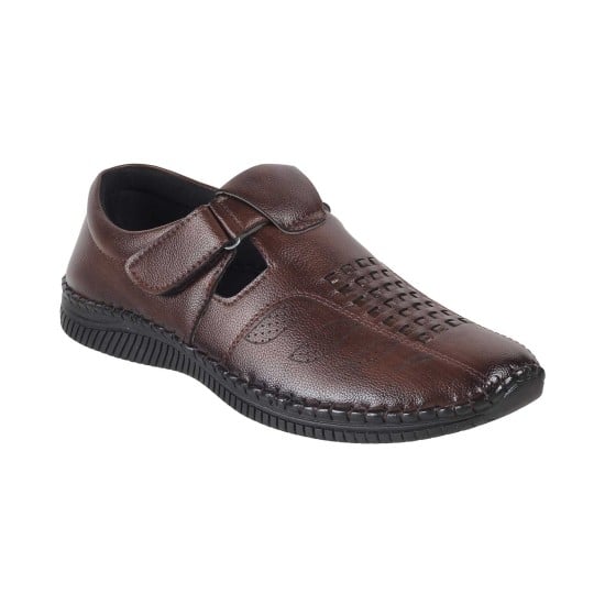 Men Brown Casual Sandals