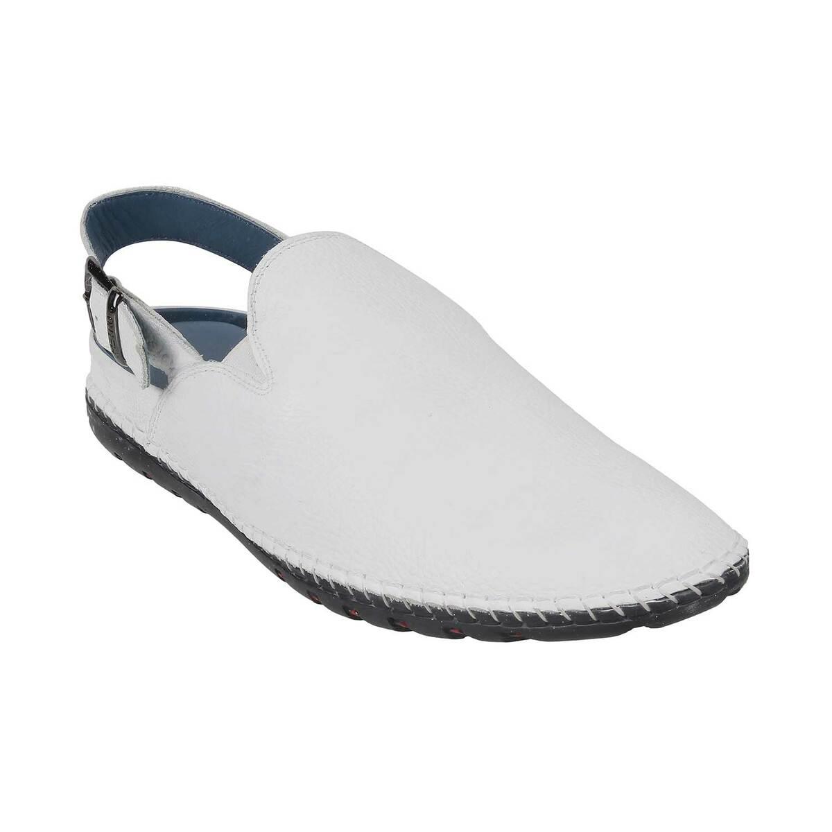 Amazon.com | EthnicVibes Mens Kolhapuri Leather Chappal Mojari Ethnic  Indian Jutti Khussa Flat Sandals US Size 5-12 HT42  (us_footwear_size_system, adult, men, numeric, medium, numeric_7) | Shoes