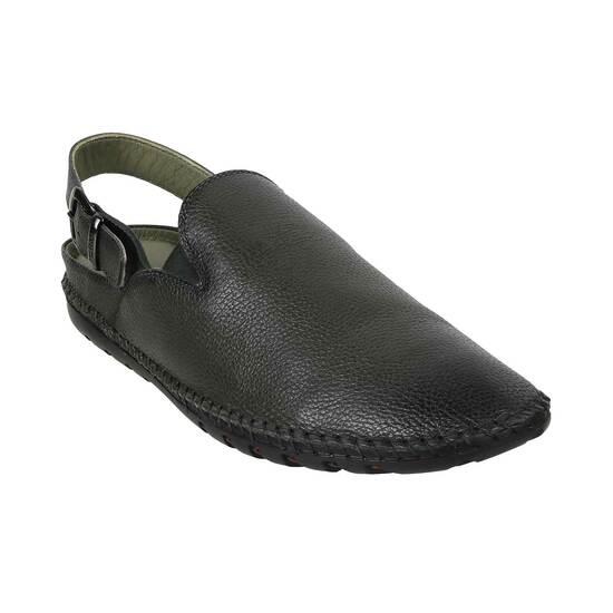 Men Olive Ethnic Sandals