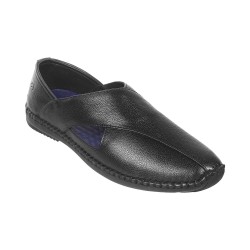 Men Black Ethnic Pathani Sandals