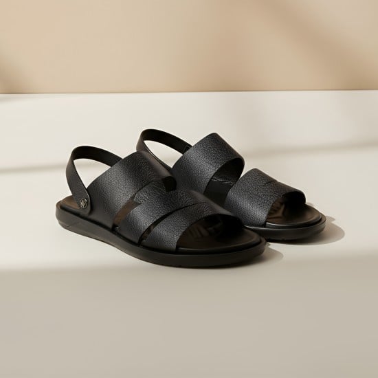 Men Black Casual Sandals