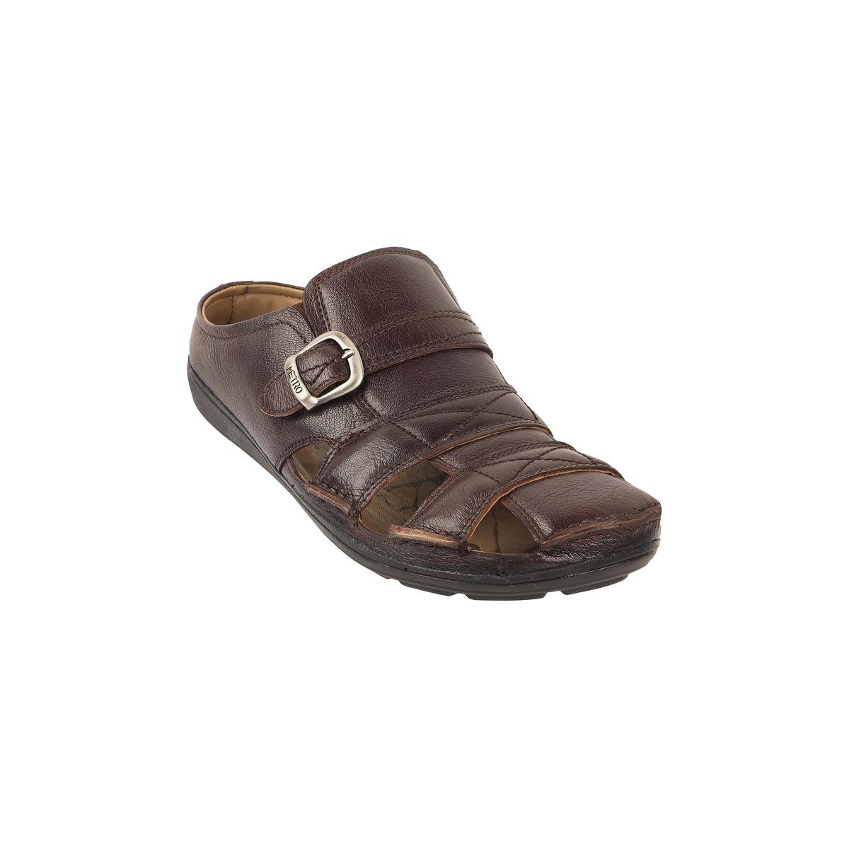 Buy Men Brown Casual Slip Ons Online | SKU: 18-544-12-40-Metro Shoes