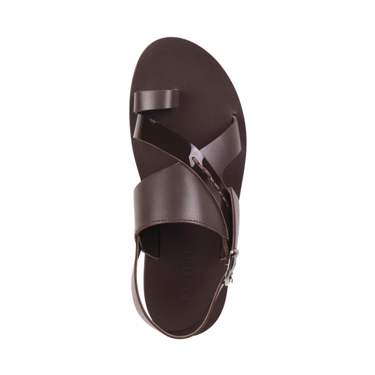 Buy Metro Men Brown Formal Sandals Online SKU 18 641 12 42 Metro Shoes