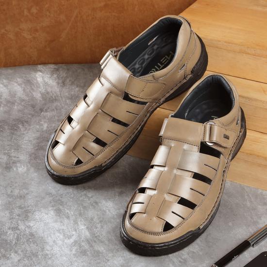 Men Beige Casual Sandals