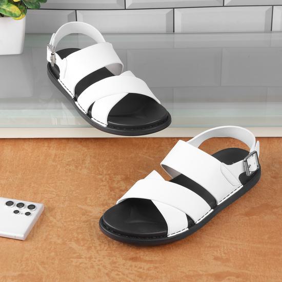 Men White Casual Sandals