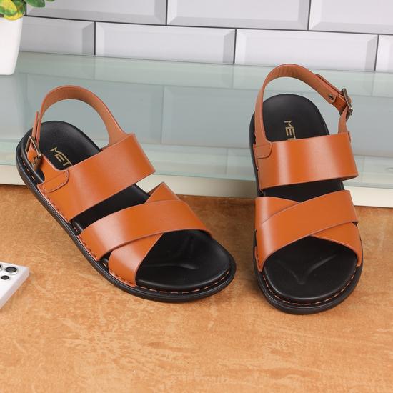 Men Tan Casual Sandals