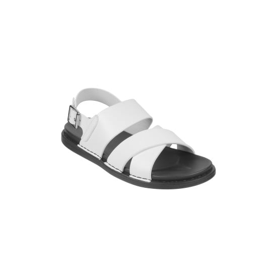 Men White Casual Sandals