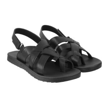 Walkway Men Black Casual Sandals(SKU: 18-67-11-40)