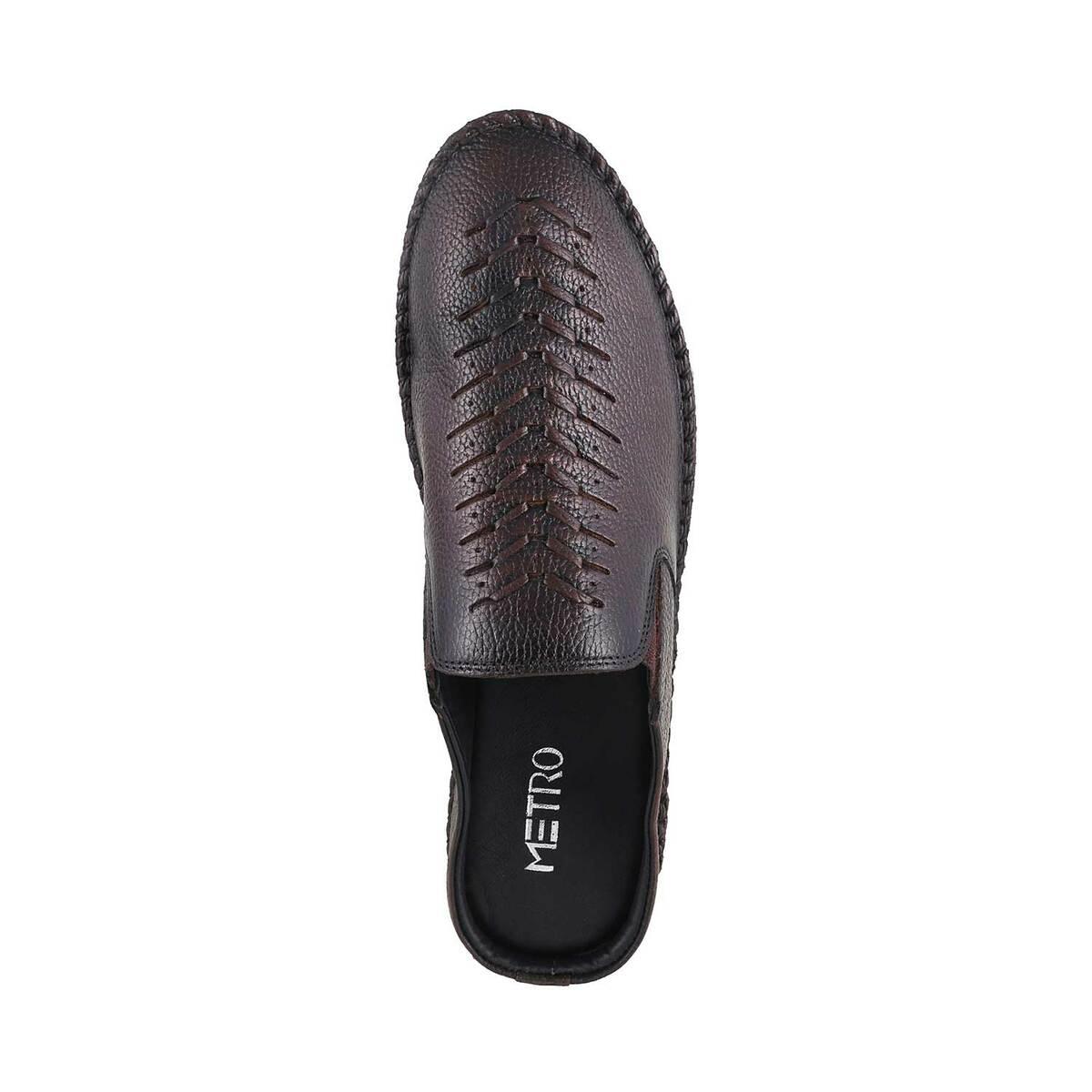 Buy Men Brown Casual Slip Ons Online SKU 18 686 12 41 Metro Shoes