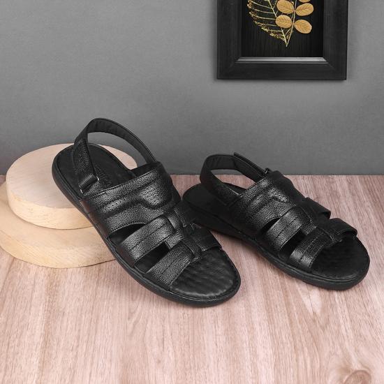 Men Black Casual Sandals