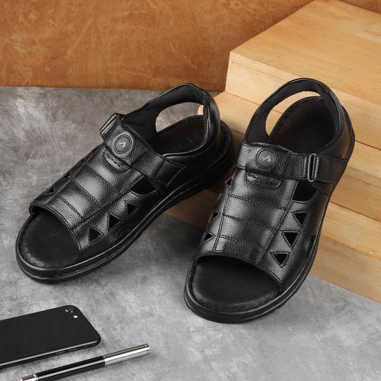 Men Black Casual Sandals