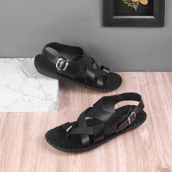 Men Black Casual Sandals