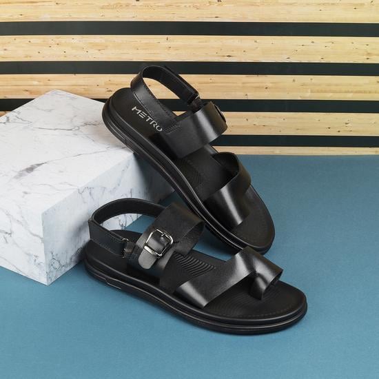 Men Black Casual Sandals