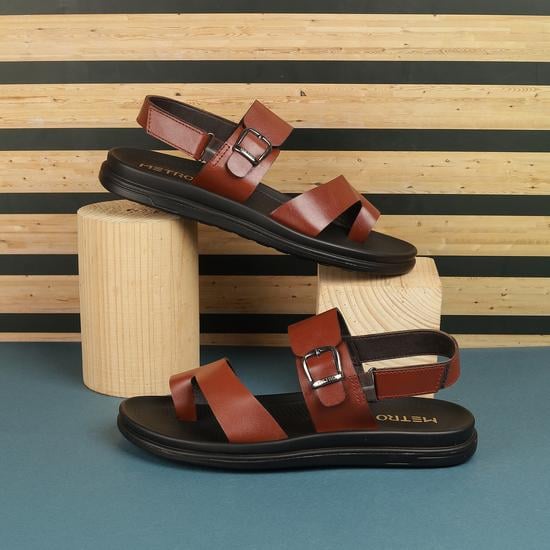 Men Tan Casual Sandals