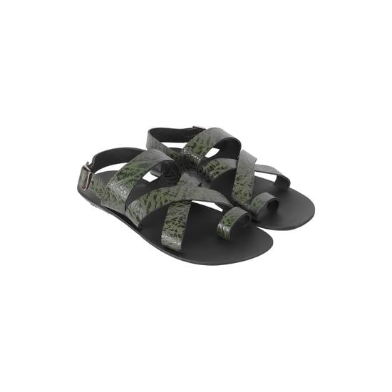 Men Green Casual Sandals