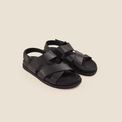 Men Black Casual Sandals
