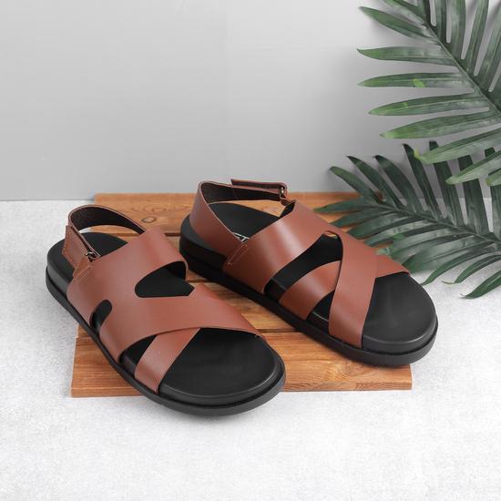 Men Tan Casual Sandals