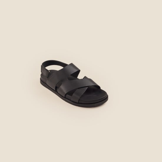Men Black Casual Sandals