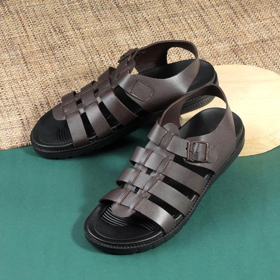 Men Brown Casual Sandals