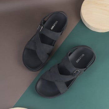 Walkway Men Black Casual Sandals(SKU: 18-899-11-40)