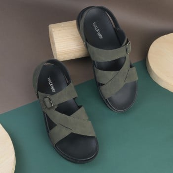 Walkway Men Green Casual Sandals(SKU: 18-899-21-41)
