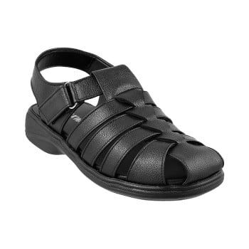 Walkway Men Black Casual Sandals(SKU: 18-90416-11-41)