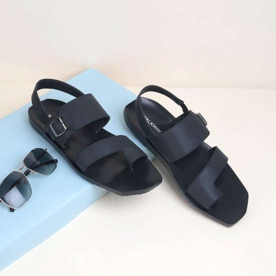Men Black Casual Sandals