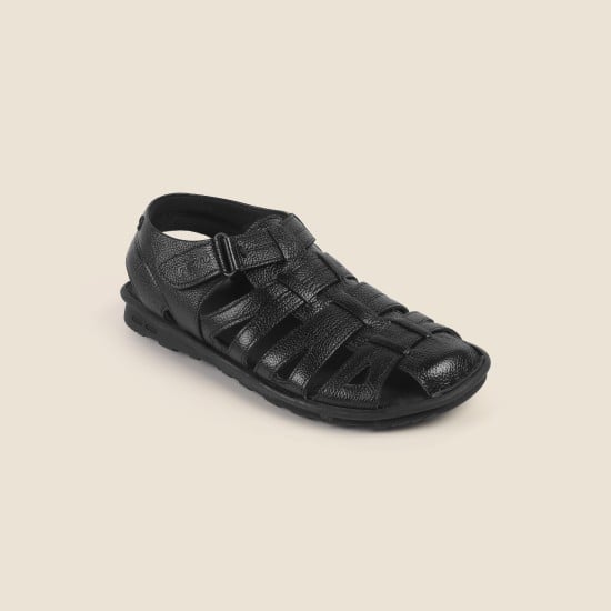 Men Black Casual Sandals