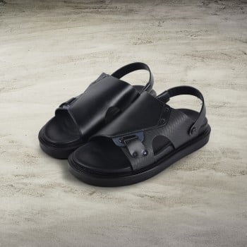 Metro Men Black Casual Sandals(SKU: 18-950-11-41)