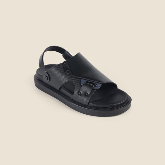Men Black Casual Sandals