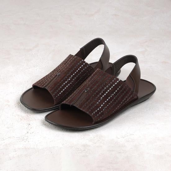 Men Brown Casual Sandals