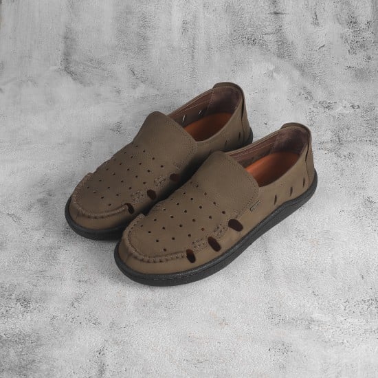 Men Olive Casual Loafers