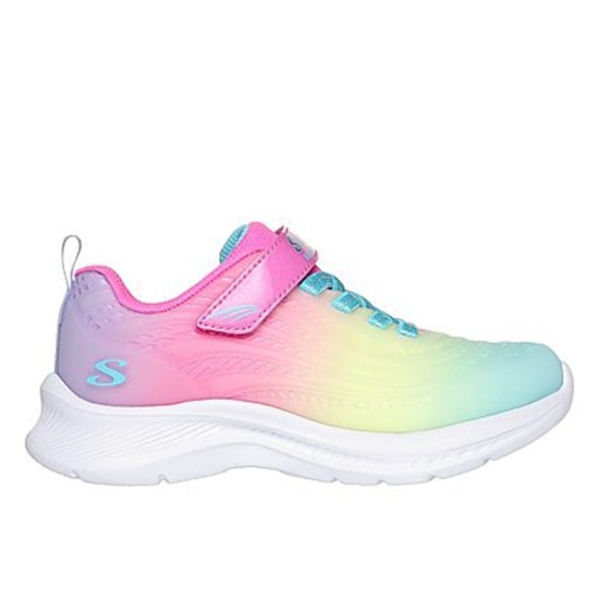 Girls Pink-multi Casual Sneakers