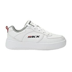 Girls White Sports Sneakers