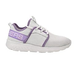 Girls White Sports Slippers