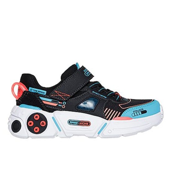 Boys Black-multi Casual Sneakers