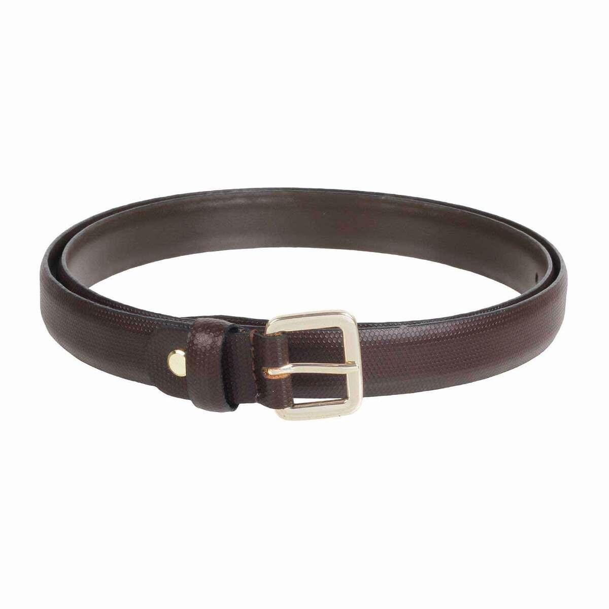 Buy Mochi Brown Womens Belts Pin Buckle 