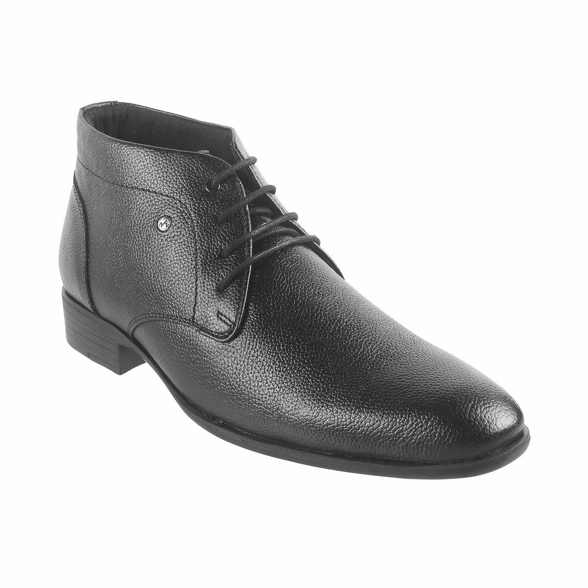 Black formal store boots for men